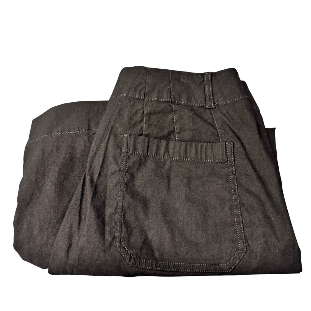 Maeve The Colette Pants Womens 34 (35x25 ACTUAL) Black Wide Leg High Rise Boho